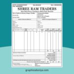 GST Bill Book Design cdr file