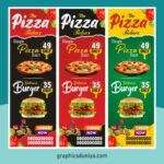 Pizza Shop Standee Design CDR File