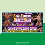 Professional GYM Banner Design cdr file